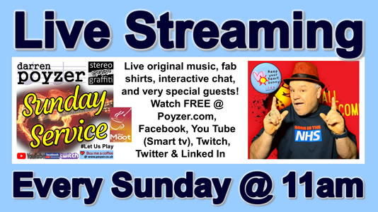 Live streaming every Sunday @ 11am